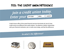 Tablet Screenshot of credituniondifference.com